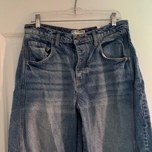 We The Free / Lucky You Mid Rise Barrel Jeans